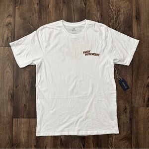 ROARK Welcome To New Zealand Guideworks T-Shirt TIKI TOUR Men’s Size XL White